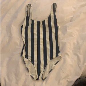 Solid and Striped One piece